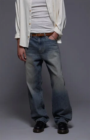 by Pacsun Dylan Baggy Jeans Medium Blue image number 2