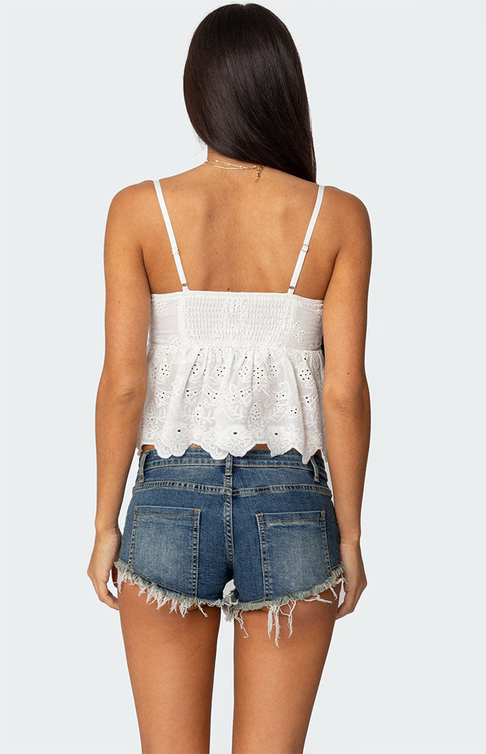 Edikted Emme Eyelet Corset | PacSun