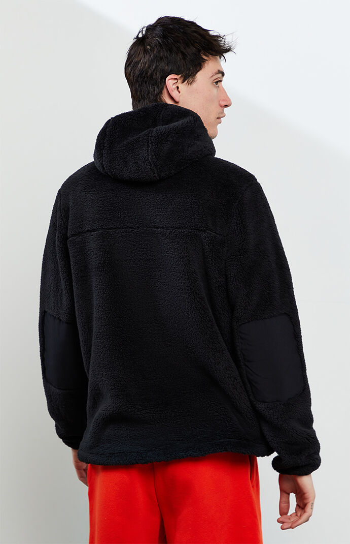 Black Campshire Fleece Hoodie