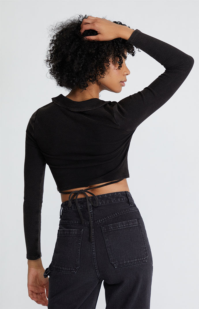 トップス HYEON macaroni tops black Shirts + Tops – willow fxbg