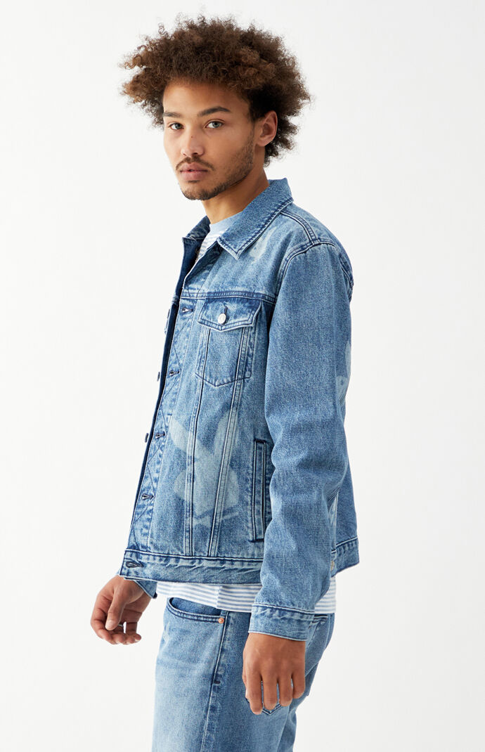 By PacSun Classic Fit Bunny Denim Trucker Jacket
