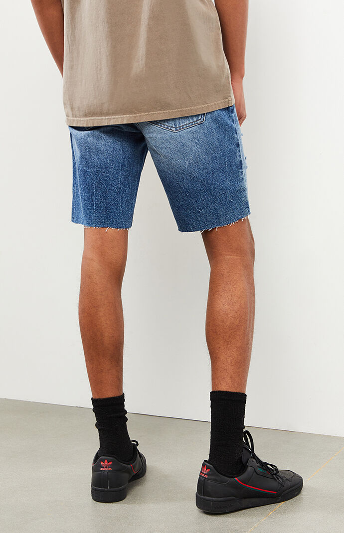 Medium Ripped Denim Shorts