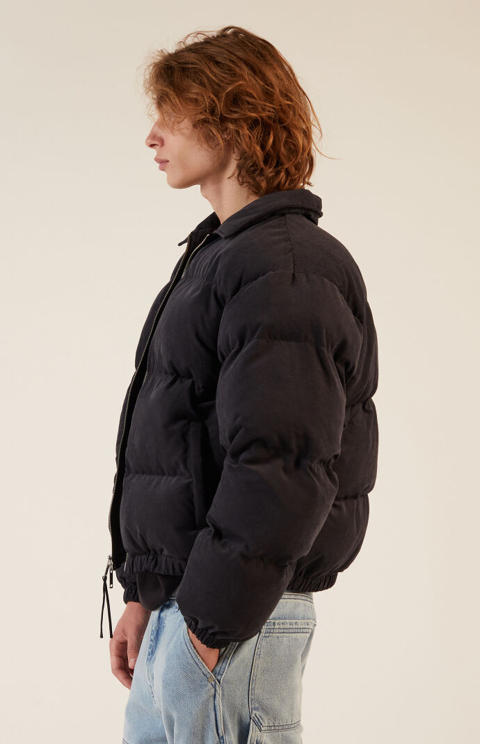 Coach black puffer jacket hot sale