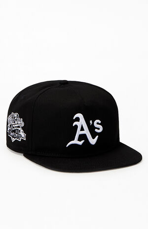 Oakland A's World Series Snapback Golfer Hat image number 1