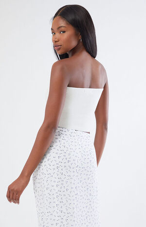 Basic Sweater Tube Top image number 4