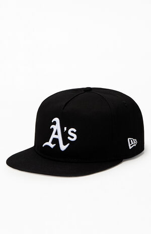 Oakland A's World Series Snapback Golfer Hat image number 4