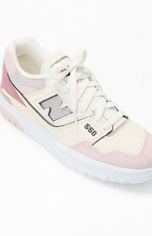 Pink & White 550 Sneakers image number 6