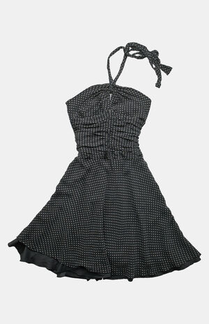 PS VINTAGE 90s Polka Dot Halter Midi Dress | Pacsun