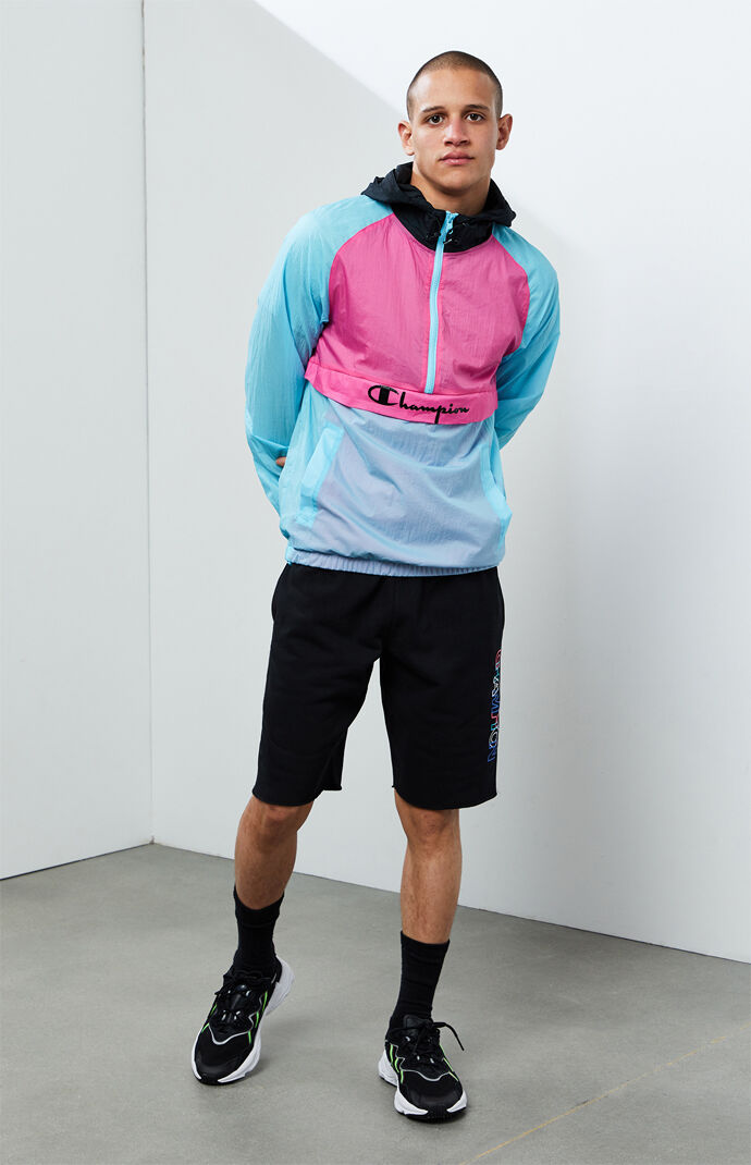 Champion colorblock half zipper anorak