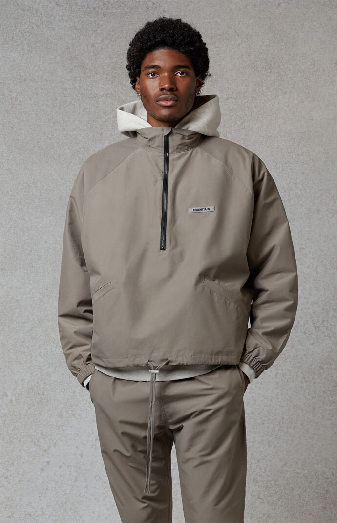 fog essentials half zip track jacket