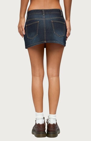 Chiara Denim Micro Skirt image number 3
