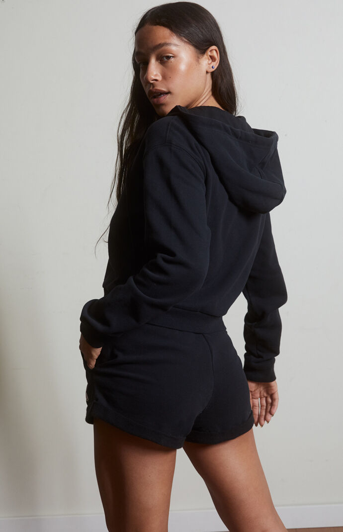 Pacsun cropped deals zip up