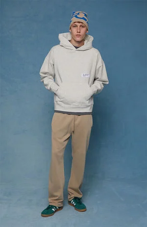 Tan Straight Leg Sweatpants image number 1