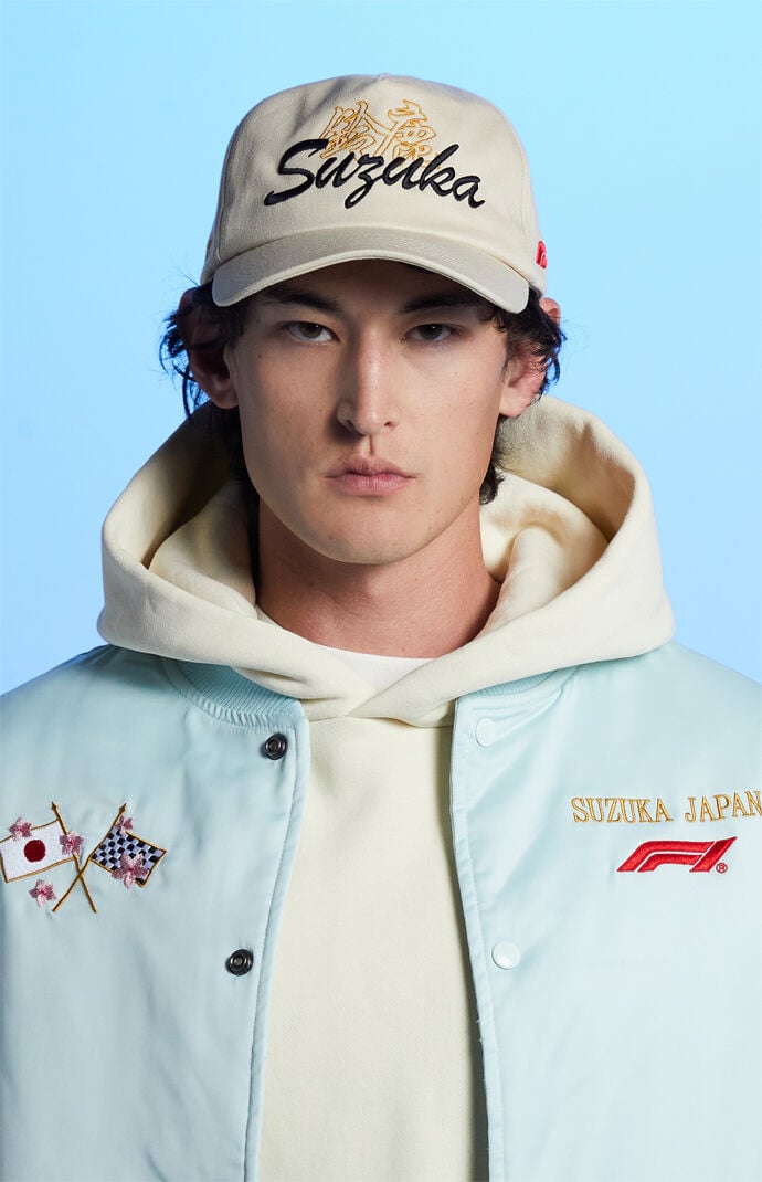 Formula 1 x Pacsun Suzuka Cream Racing Snapback Hat