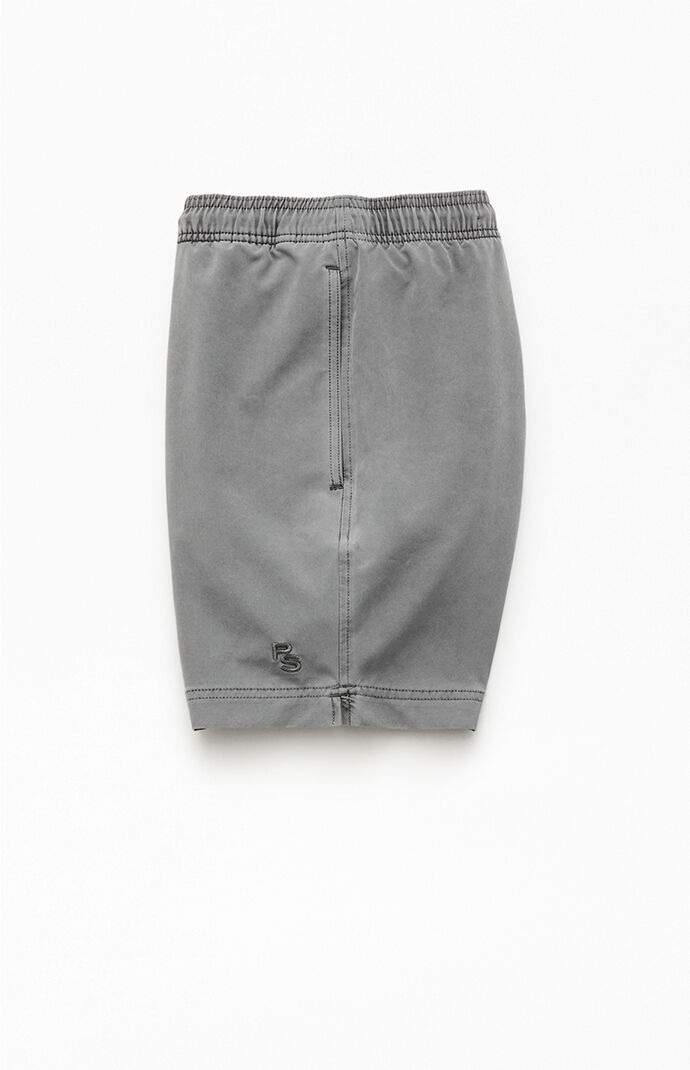Pacsun Gray Sunny 5.5" Swim Trunks