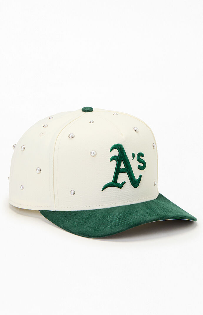 New Era Oakland A's 9FIFTY A-Frame Pearl Embellished Snapback Hat
