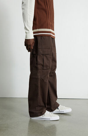 PacSun Brown Cargo Comfort Stretch Pants