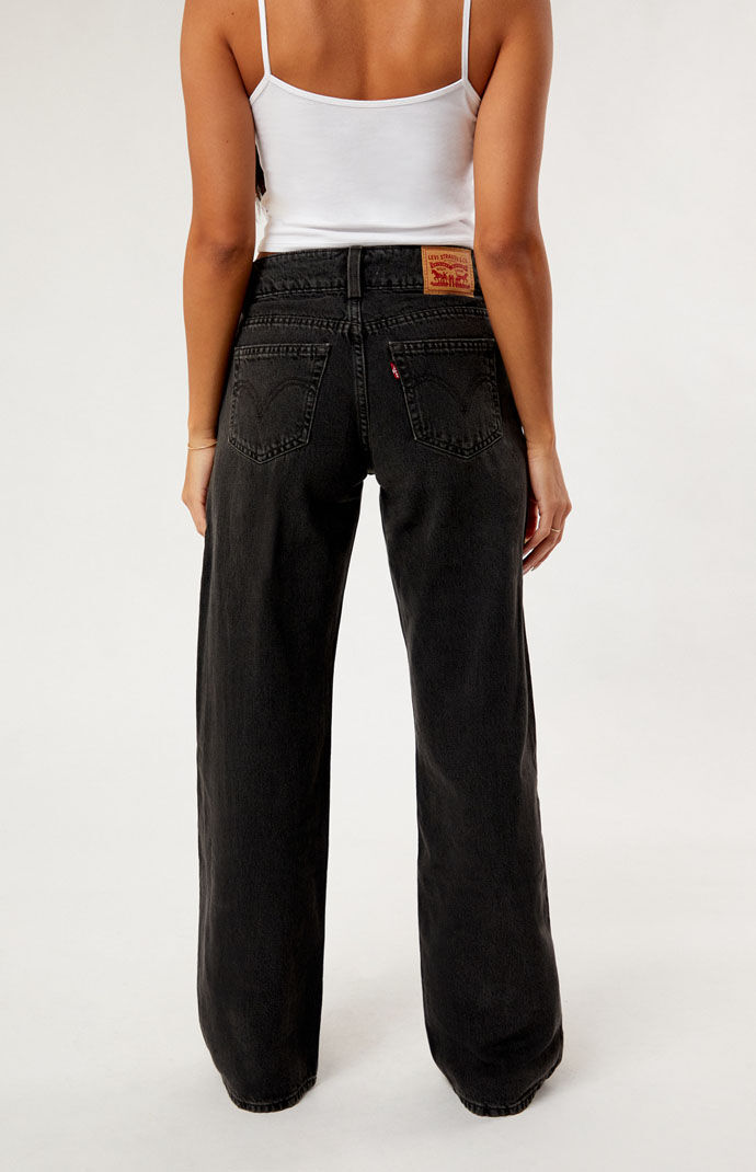 Levi's Black Superlow Flare Jeans | PacSun