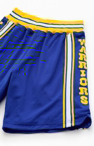 Golden State Warriors Road Basketball Shorts image number 2