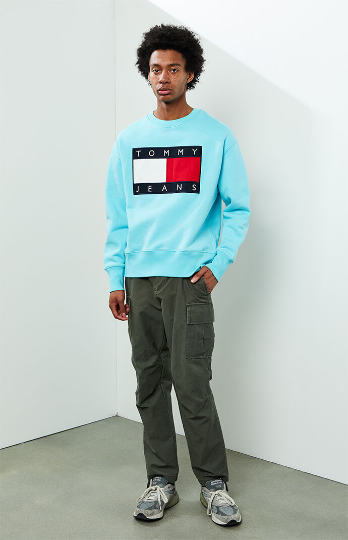 Flag Logo Crew Neck Sweatshirt