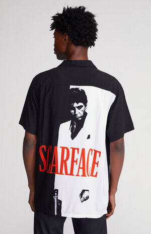 Scarface Woven Camp Shirt image number 4