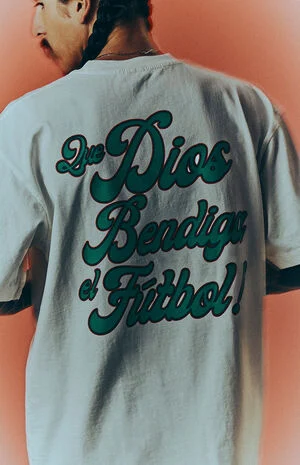 Bendiga Futbol White T-Shirt image number 1
