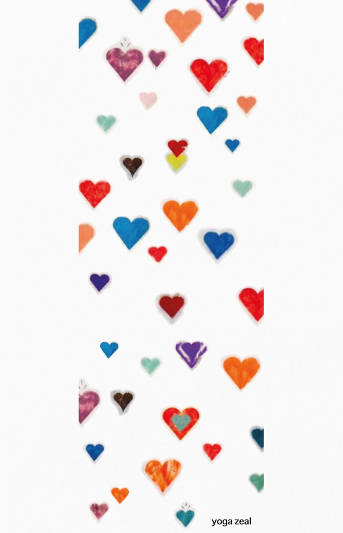 Hearts Yoga Mat