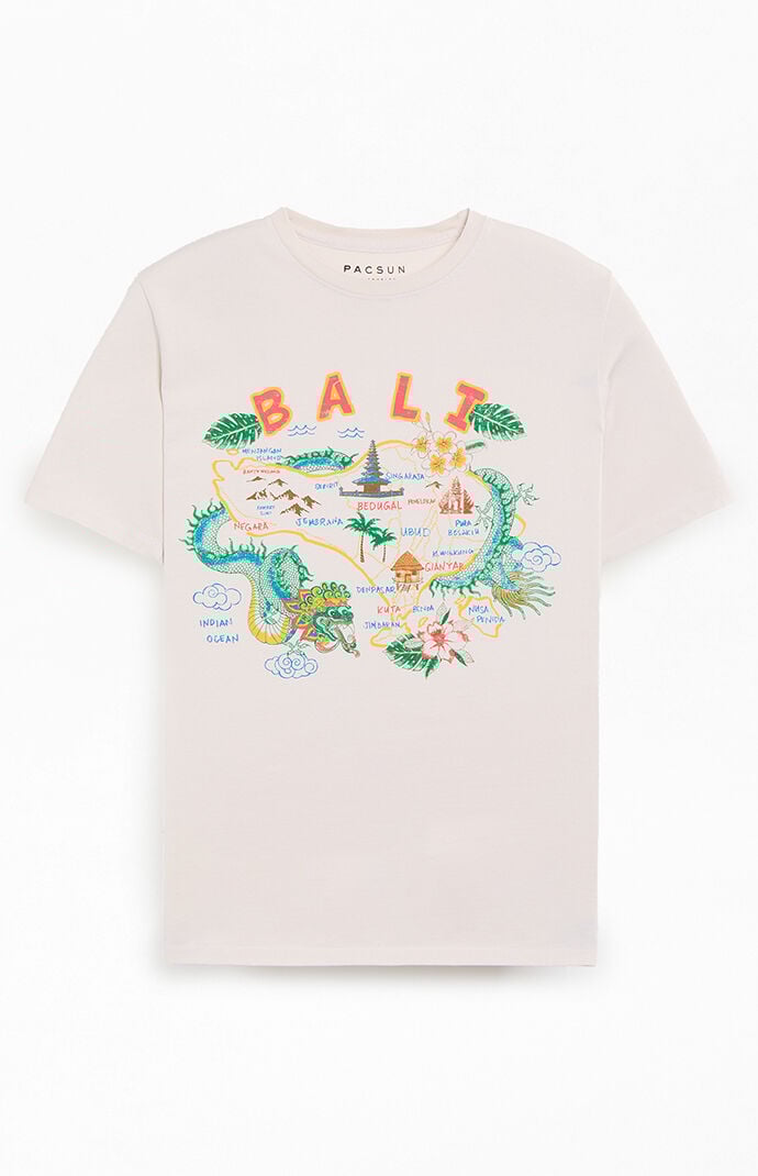 PacSun Bali Map T-Shirt