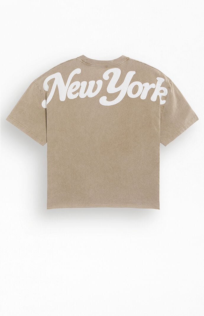 Pacsun New York Applique Cropped T-Shirt