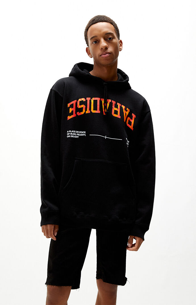 Pacsun paradise top chaos art hoodie