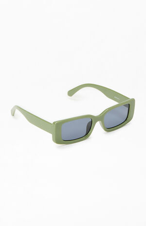 Alex Green Rectangle Sunglasses image number 1