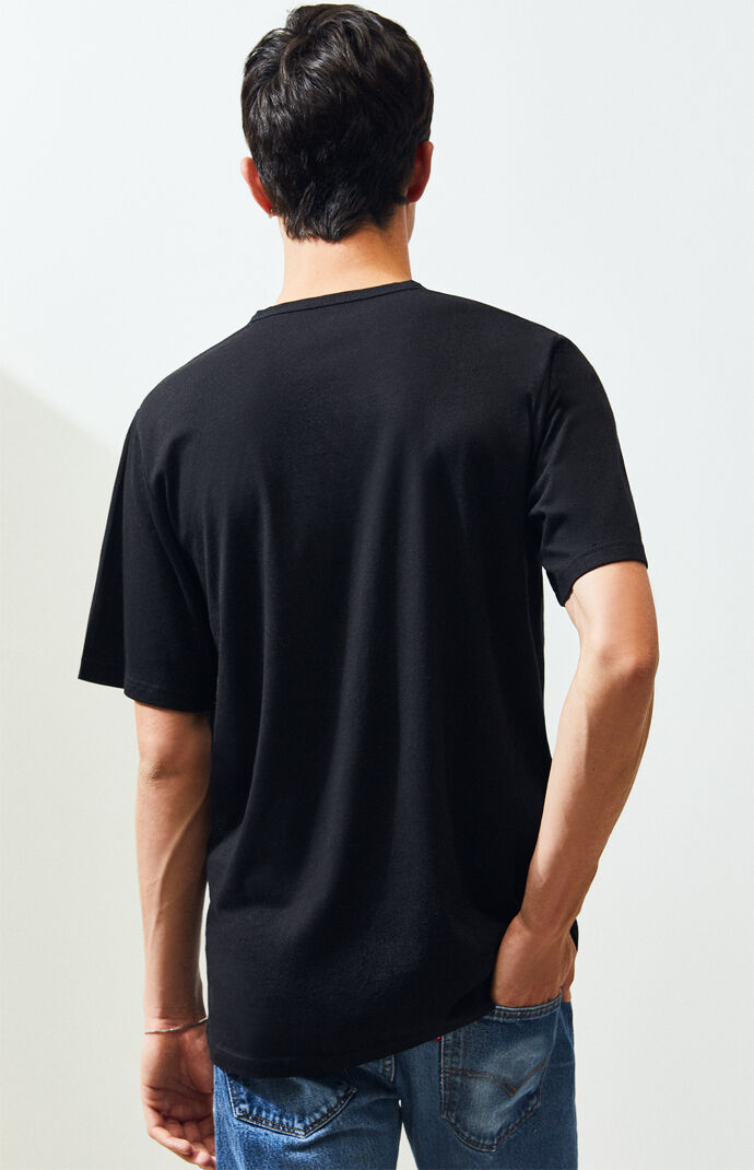 Black Henley T-Shirt