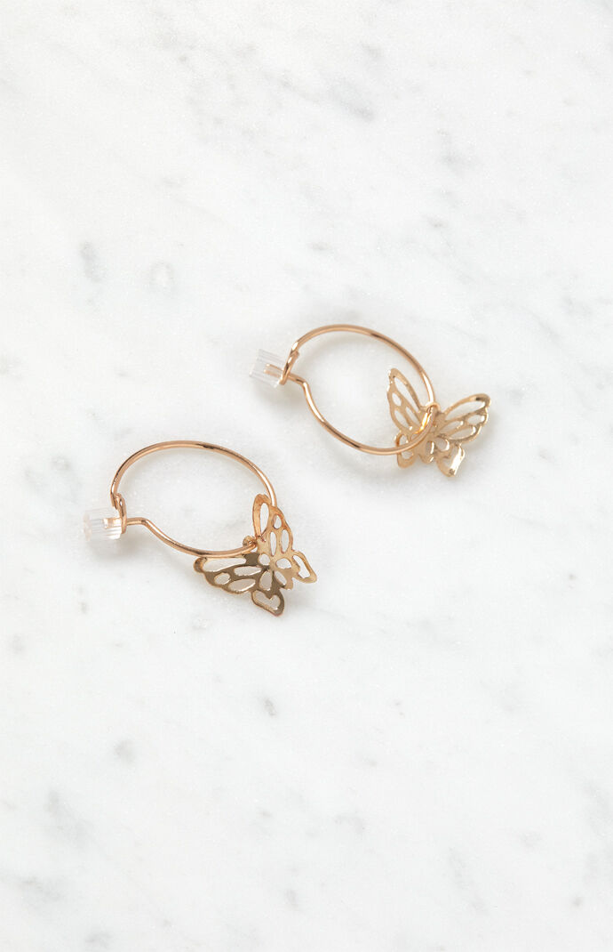 Pacsun butterfly earrings deals