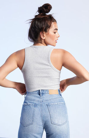 Cloudy Day Racer Tank Top image number 3