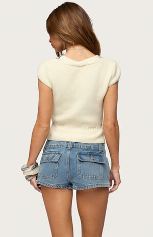 Cate Sequin Knit Top image number 3