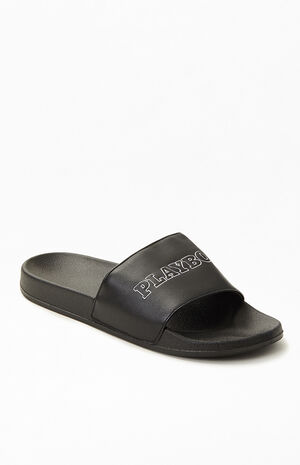 By PacSun Logo Slide Sandals image number 1