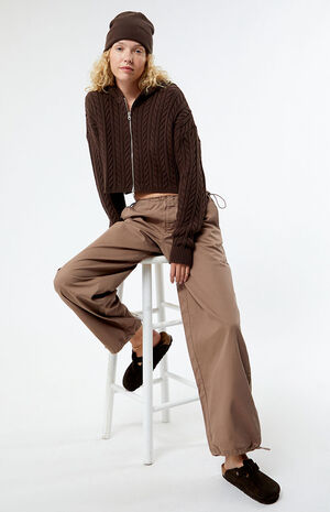 Mini Cable Stitch Hoodie image number 3