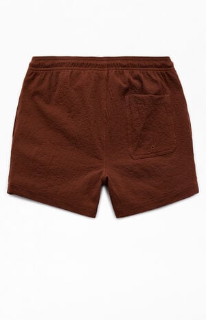 Brown Sail Seersucker 4.5" Swim Trunks image number 2