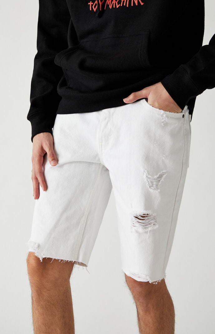 Levi s White 511 Slim Cutoff Denim Shorts PacSun