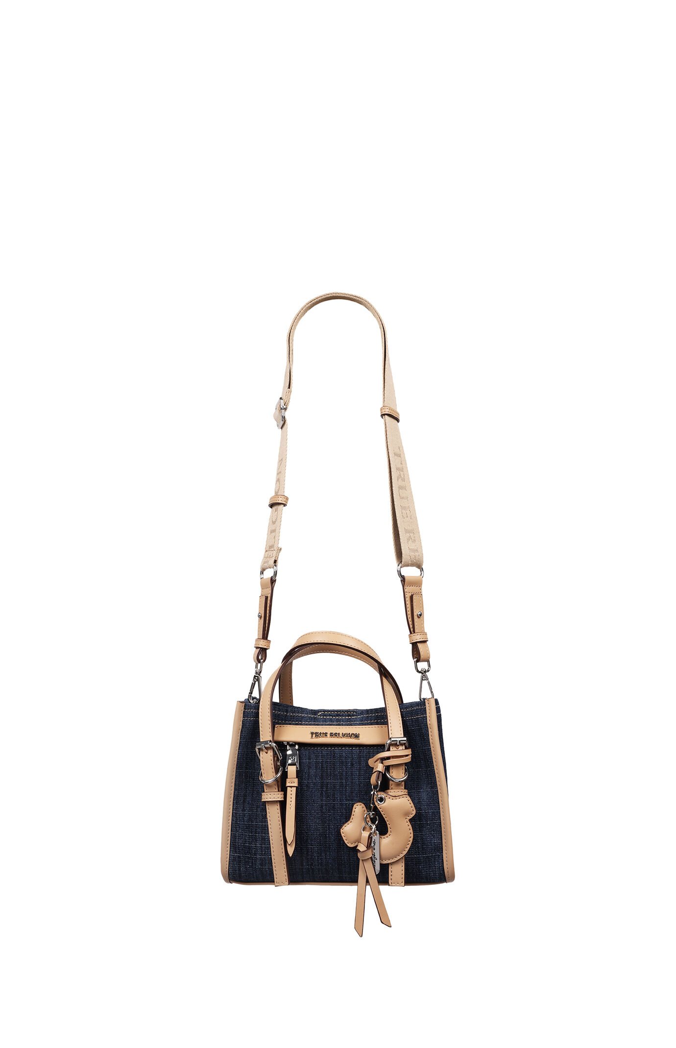 True Religion Denim Dangle Mini Tote Bag