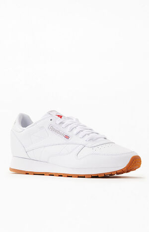 Gnide Verdensvindue Hjelm Reebok Classic Leather White Shoes | PacSun