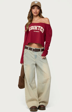 La Babe Off Shoulder Top image number 5