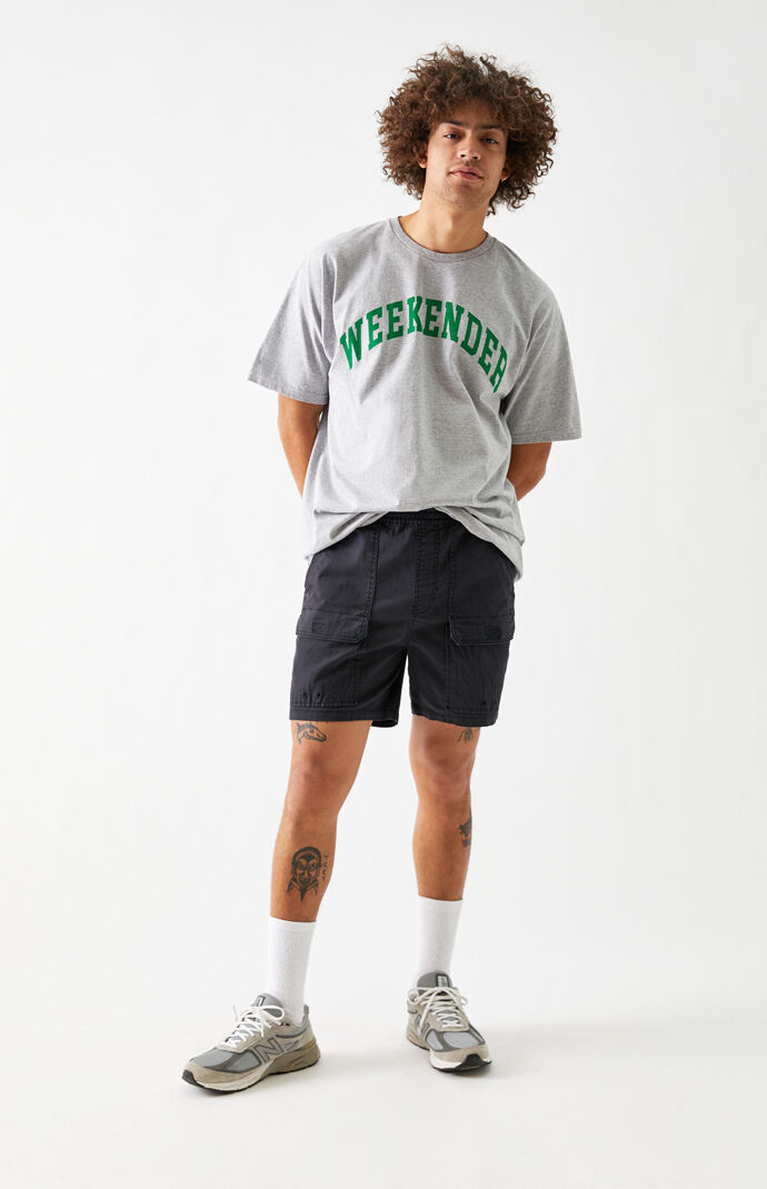Isaac Cotton Blocked Shorts