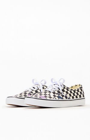 Authentic Splatter Checkerboard Shoes image number 2