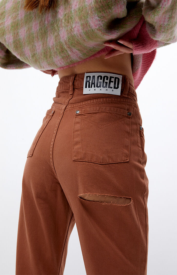 Mom jean butt top