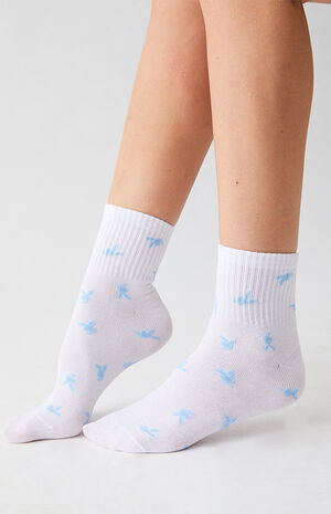 By PacSun Allover Bunny Socks image number 2