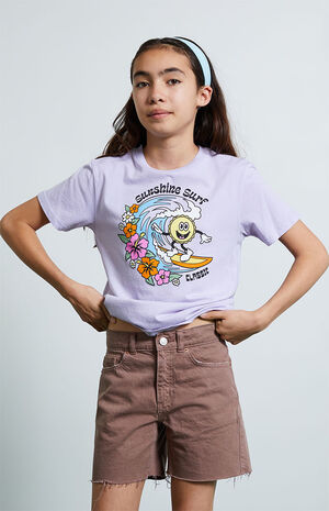 Eco Brown Denim Shorts image number 3