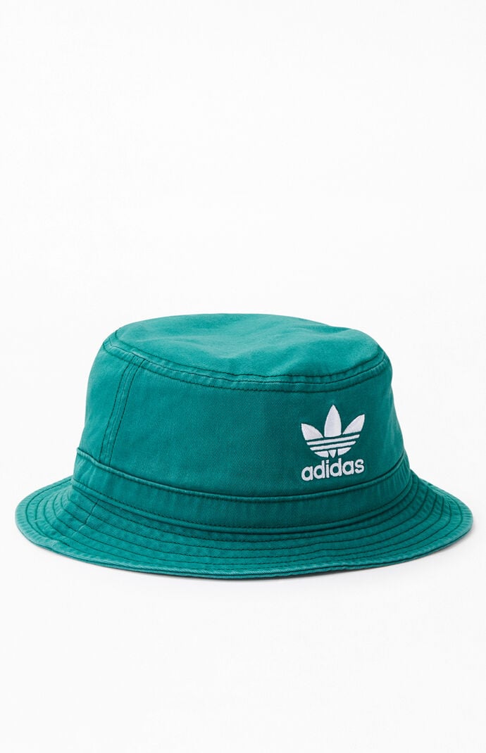 adidas Green Washed Bucket Hat | PacSun