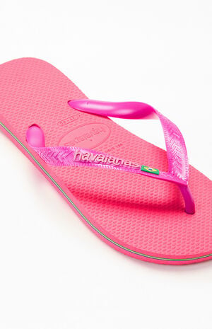 Women's Brazil Logo Flip Flop Sandals image number 6