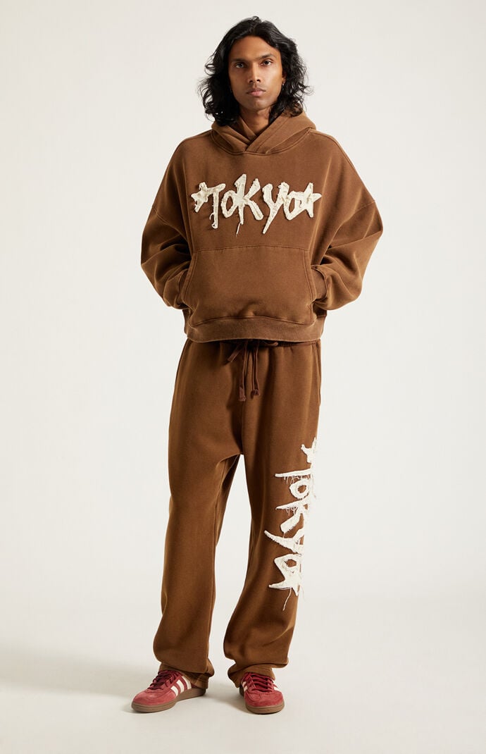 Pacsun Tokyo Raw Applique Baggy Sweatpants